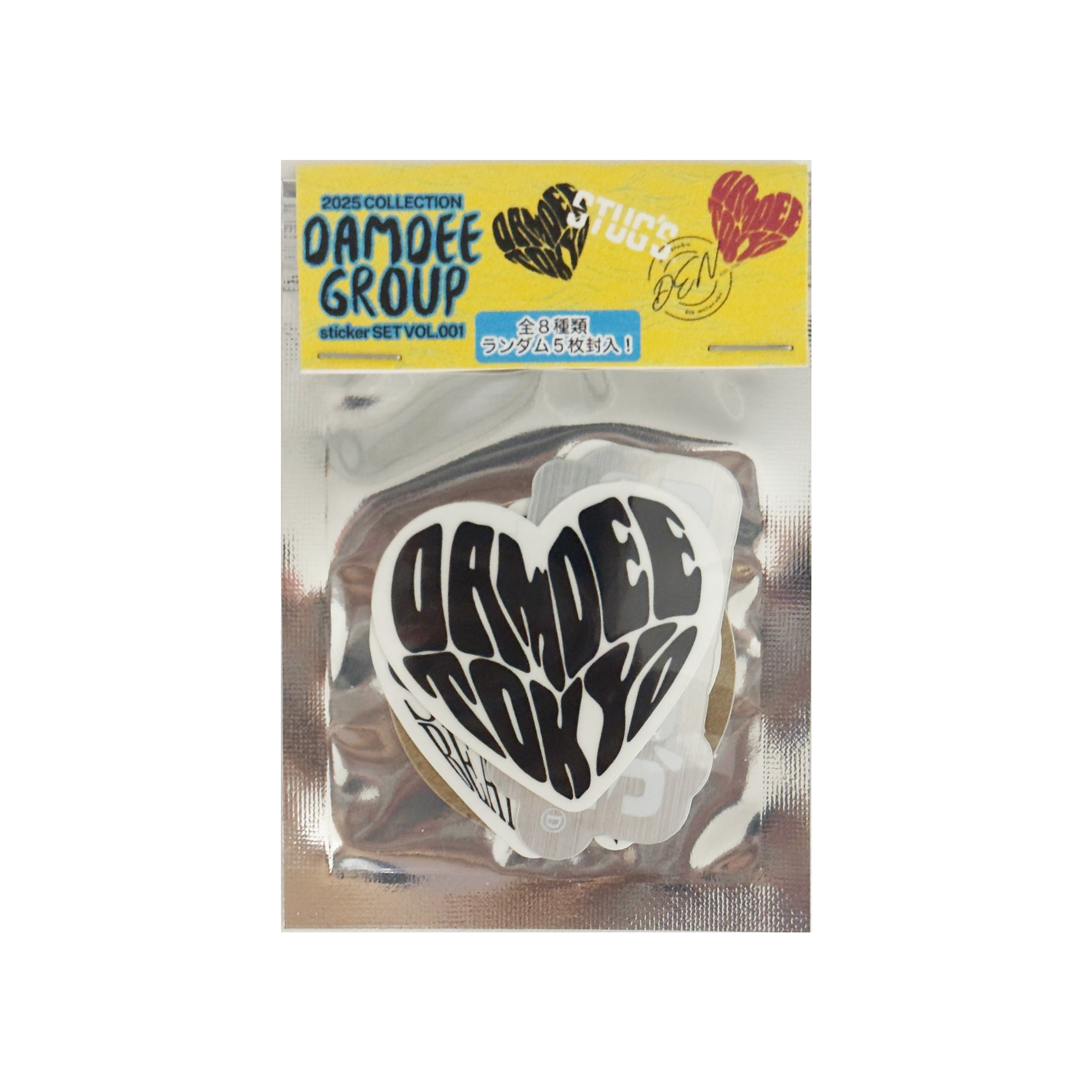 DAMDEE Group ステッカーセット vol.001 – DAMDEE Online Shop